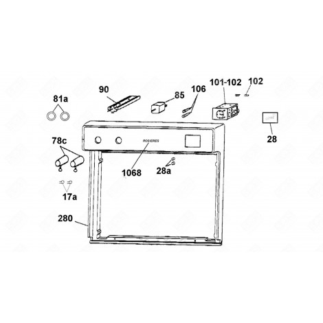 MANOPOLA TERMOSTATO (CODICE 78C) FORNI, FORNELLI ELETTRICI E A GAS - 93754166