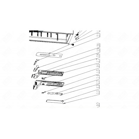 TERMOSTATO (RIFERIMENTO 17) FRIGORIFERO, CONGELATORE - 576C19