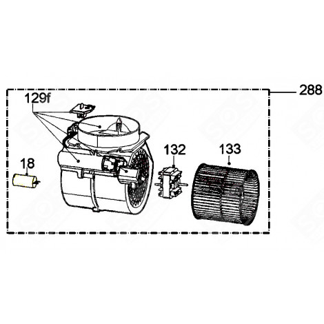 MOTORE DOPO 10/17 (CODICE 132) CAPPA ASPIRANTE - 49016095