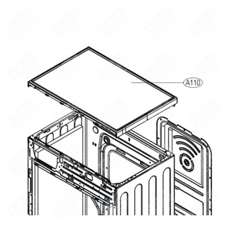 COPERCHIO RIFERIMENTO A110 LAVATRICE - AGU33163336