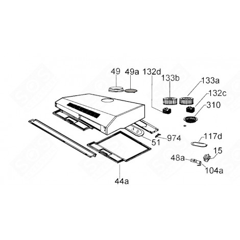 MOTORE SINISTRO (CODICE 132D) CAPPA ASPIRANTE - 49010863