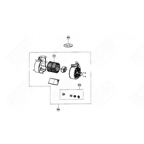 MOTORE COMPLETO CAPPA ASPIRANTE - 43434