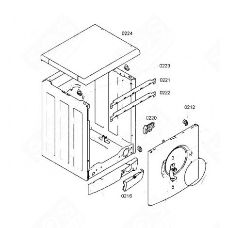 COPERCHIO (CODICE 0224) LAVATRICE - 00477512