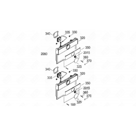 VENTILATORE (CODICE 335) FRIGORIFERO, CONGELATORE - 6108176