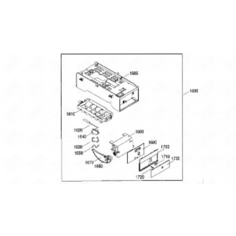 KIT DI FABBRICA (CODICE 1600) FRIGORIFERO, CONGELATORE - 9592766