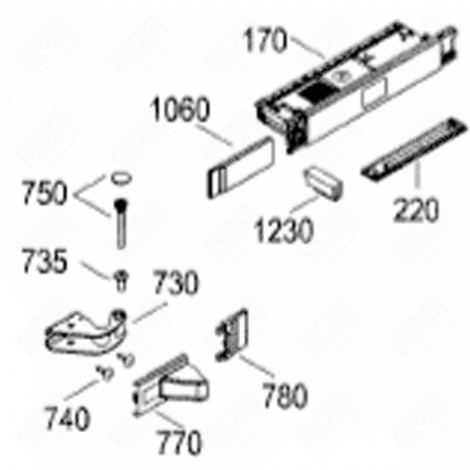 KIT ELETTRONICO DI PROGRAMMAZIONE (CODICE 170) FRIGORIFERO, CONGELATORE - 6140955