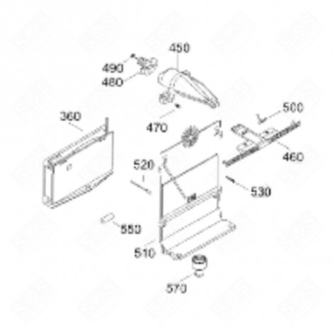 EVAPORATORE A LAMELLE (CODICE 360) FRIGORIFERO, CONGELATORE - 9886816