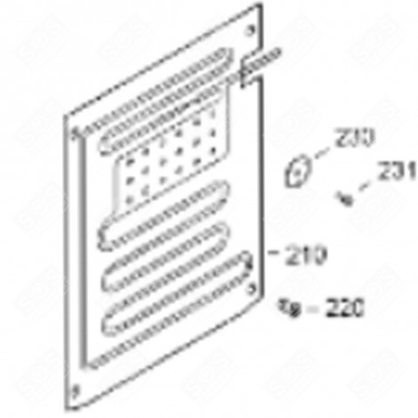 EVAPORATORE (CODICE 210) FRIGORIFERO, CONGELATORE - 5940735