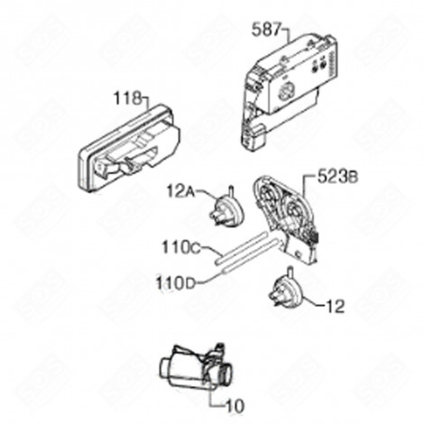 SCHEDA ELETTRONICA, PROGRAMMATORE (RIFERIMENTO 587) LAVASTOVIGLIE - 973911529043011