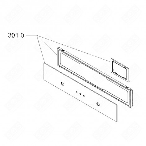 RETROSCENA CODICE 3010 ORIGINALE FORNI, FORNELLI ELETTRICI E A GAS - 481010487057, C00439100