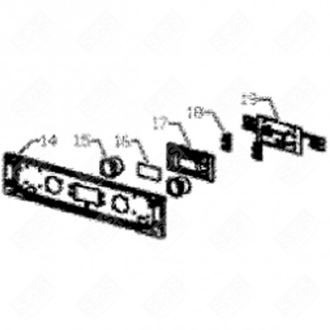 PIASTRA DI COMANDO (CODICE 19) FORNI, FORNELLI ELETTRICI E A GAS - 34050226, 1064997