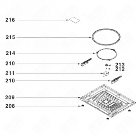 MOTORE DEL PIATTO FORNI A MICROONDE - AS0035148