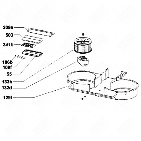 MOTORE SINISTRO (CODICE 132D) CAPPA ASPIRANTE - 91943516