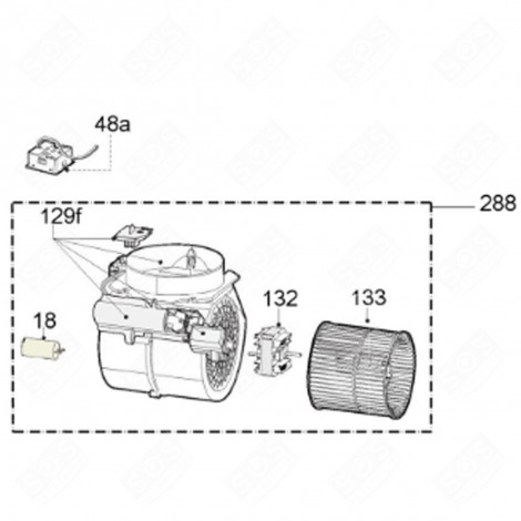 MOTORE (CODICE 132) CAPPA ASPIRANTE - 49026392