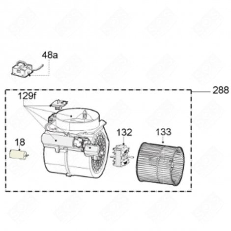 MOTORE (CODICE 132) CAPPA ASPIRANTE - 49019424