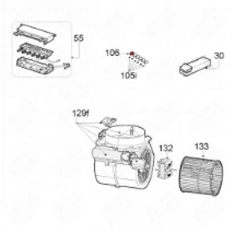 MOTORE (CODICE 132) CAPPA ASPIRANTE - 49008637