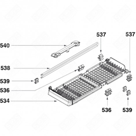 CESTELLO POSATE (CODICE 534) LAVASTOVIGLIE - AS6004717