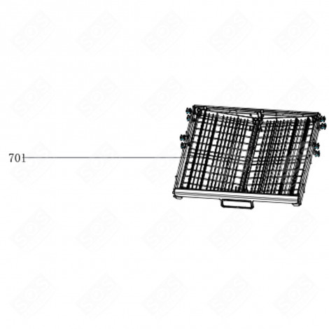 CASSETTO POSATE LAVASTOVIGLIE - AS0057682