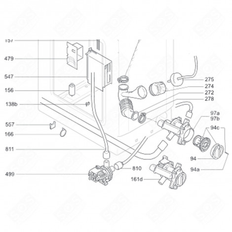 SCHEDA ELETTRONICA, MODULO PROGRAMMATO (RILEVAMENTO 479) LAVATRICE - 81452161 