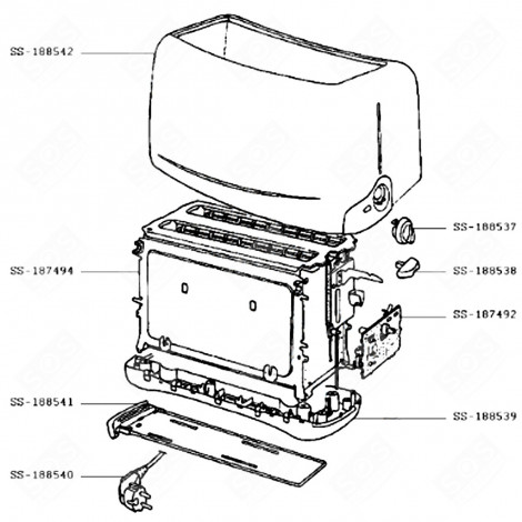 COMPARTIMENTO DI COTTURA (RIFERIMENTO SS-187494) VARI PICCOLI ELETTRODOMESTICI - SS-187494