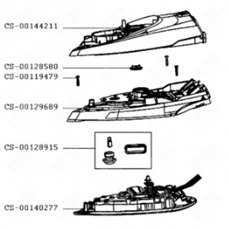 SUOLA COMPLETA (CODICE CS-00140277) FERRO DA STIRO, FERRO A VAPORE - CS-00140277