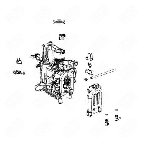 RESISTENZA + CILINDRO MACCHINA DA CAFFÃ, CAFFETTIERA - SS-8030001770