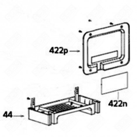 PIASTRA ELETTRONICA (CODICE 422N) FRIGORIFERO, CONGELATORE - 49040061