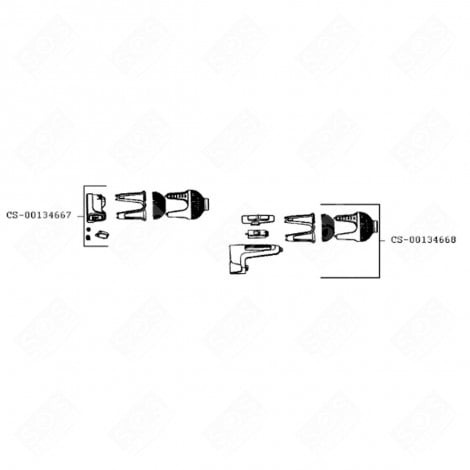 SCATOLA ANTERIORE E INTERRUTTORE (CODICE CS-00134668) RASOI, TAGLIACAPELLI - CS-00134668