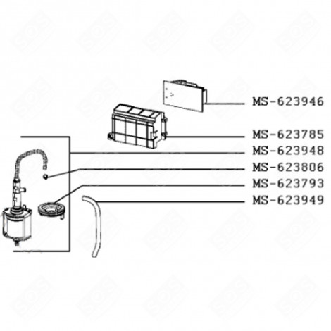 COLLARE (RILEVAMENTO MS-623806) MACCHINA DA CAFFÃ, CAFFETTIERA - MS-623806