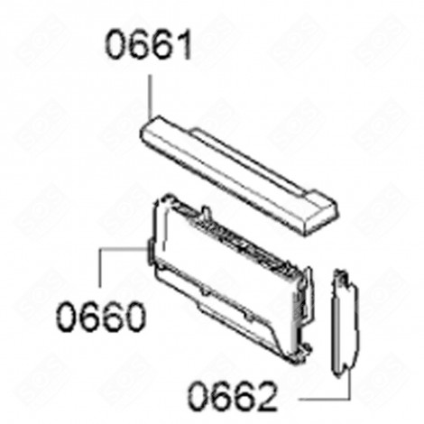 SCHEDA ELETTRONICA, MODULO DI CONTROLLO (RIFERIMENTO 660) LAVASTOVIGLIE - 12011484