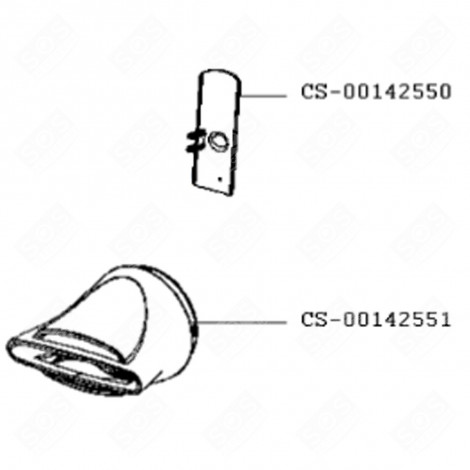 PULSANTE/DECORAZIONE (CODICE CS-00142550) ASCIUGACAPELLI - CS-00142550