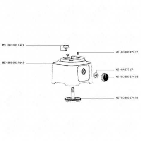 TRASMISSIONE (CODICE 8080017471) ROBOT DA CUCINA E CUOCITUTTO - 8080017471