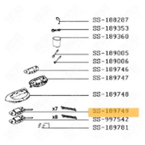 SCHEDA ELETTRONICA DI CONTROLLO (CODICE SS-189749) MACCHINE DEL PANE - SS-189749