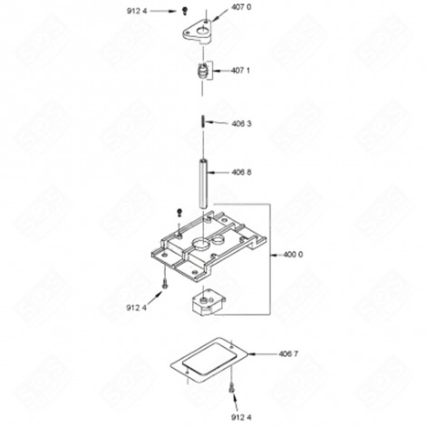 ALBERO TRASMISSIONE TRASPORTATORE (CODICE 406 8) FRIGORIFERO, CONGELATORE - 481253088024