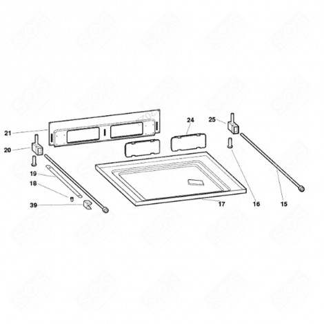 PIEDINO PER PIEDE (CODICE 19) LAVASTOVIGLIE - C00076656