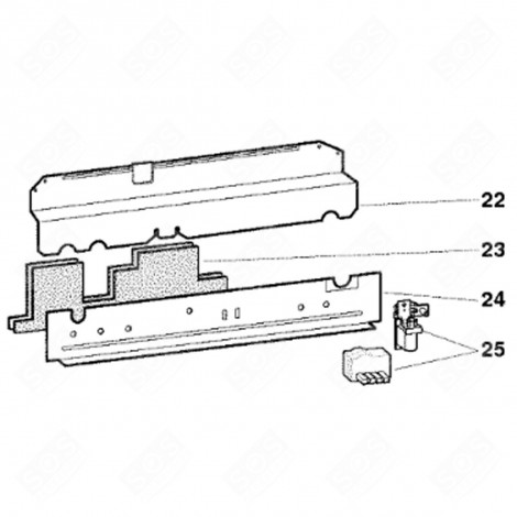 TRAVERSA POSTERIORE (CODICE 34) LAVASTOVIGLIE - C00091601