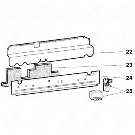 TRAVERSA INTERMEDIA POSTERIORE LAVASTOVIGLIE - C00091600