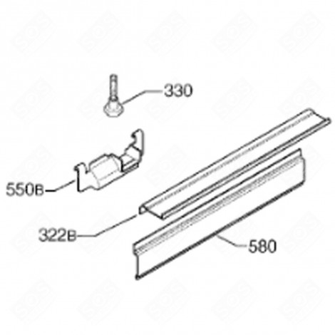 CHIUSURA DELLA VALVOLA (CODICE 580) LAVATRICE - 1522940012