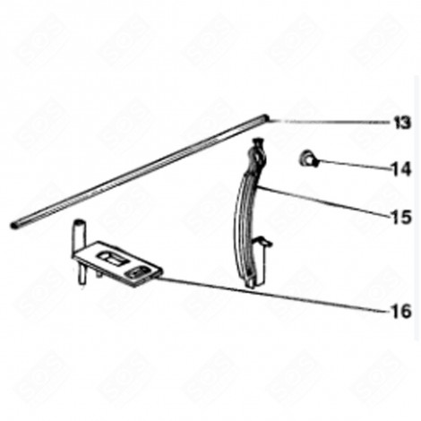 TRASMISSIONE CASSETTO (RIFERIMENTO 13) LAVATRICE - C00031068