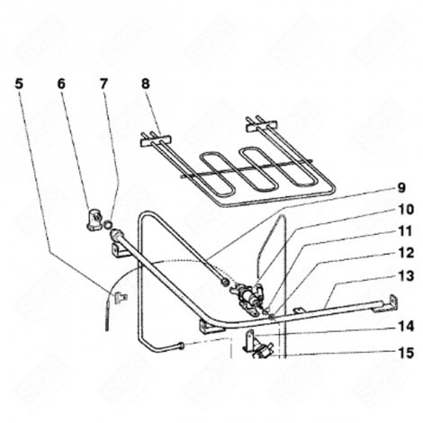 CLIP TERMOSTATO (CODICE 5) FORNI, FORNELLI ELETTRICI E A GAS - C00082729