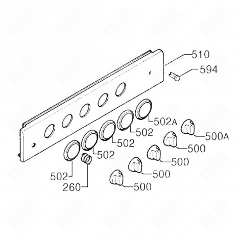 ANELLO (CODICE 502A) FORNI, FORNELLI ELETTRICI E A GAS - 3552049029