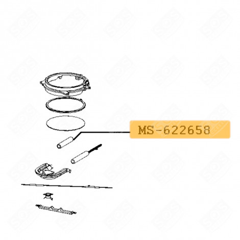 TUBO 315MM MACCHINA DA CAFFÃ, CAFFETTIERA - MS-622658