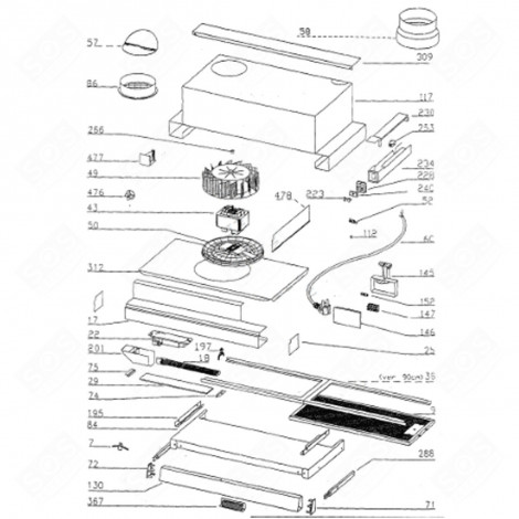 CONTATTORE (CODICE 22) CAPPA ASPIRANTE - 75X2606