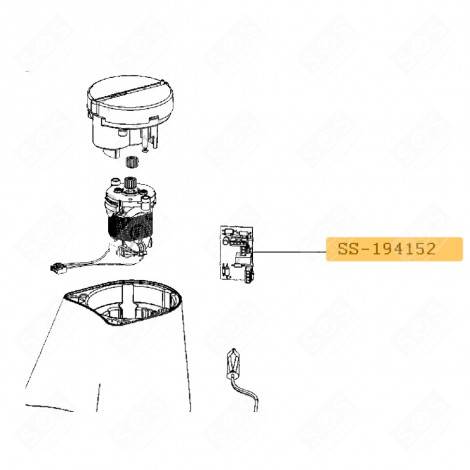 SCHEDA ELETTRONICA VARI PICCOLI ELETTRODOMESTICI - SS-194152