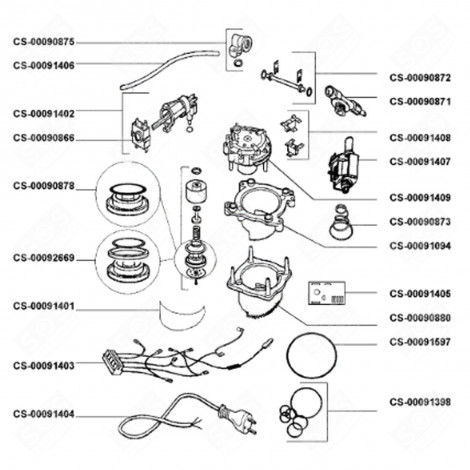 CORPO RISCALDANTE (RIFERIMENTO CS-00091409) MACCHINA DA CAFFÃ, CAFFETTIERA - CS-00091409