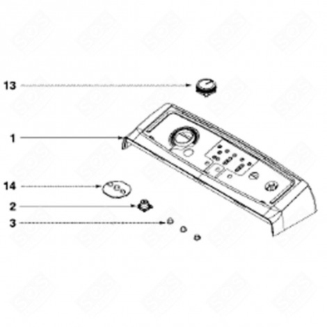 BASAMENTO (RIFERIMENTO 1) ASCIUGATRICE - 57X3160