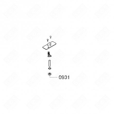 GUARNIZIONE ORIGINALE (CODICE DI RIFERIMENTO 931) FORNI, FORNELLI ELETTRICI E A GAS - 00636090, 636090