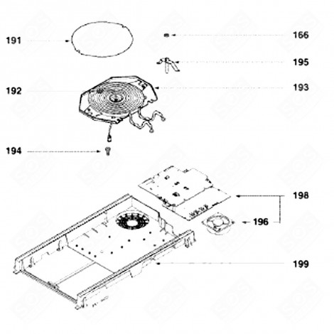 DISCO INDUZIONE 280MM (CODICE 121) PIANO COTTURA - 72X6018