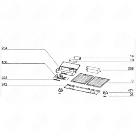 CONDENSATORE (CODICE 14) CAPPA ASPIRANTE - C00076053