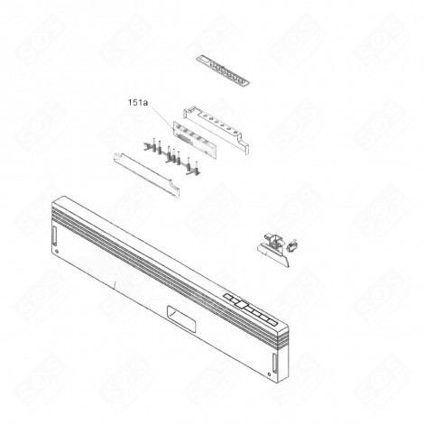 MODULO PROGRAMMATO CODICE 151A LAVASTOVIGLIE - 49033018